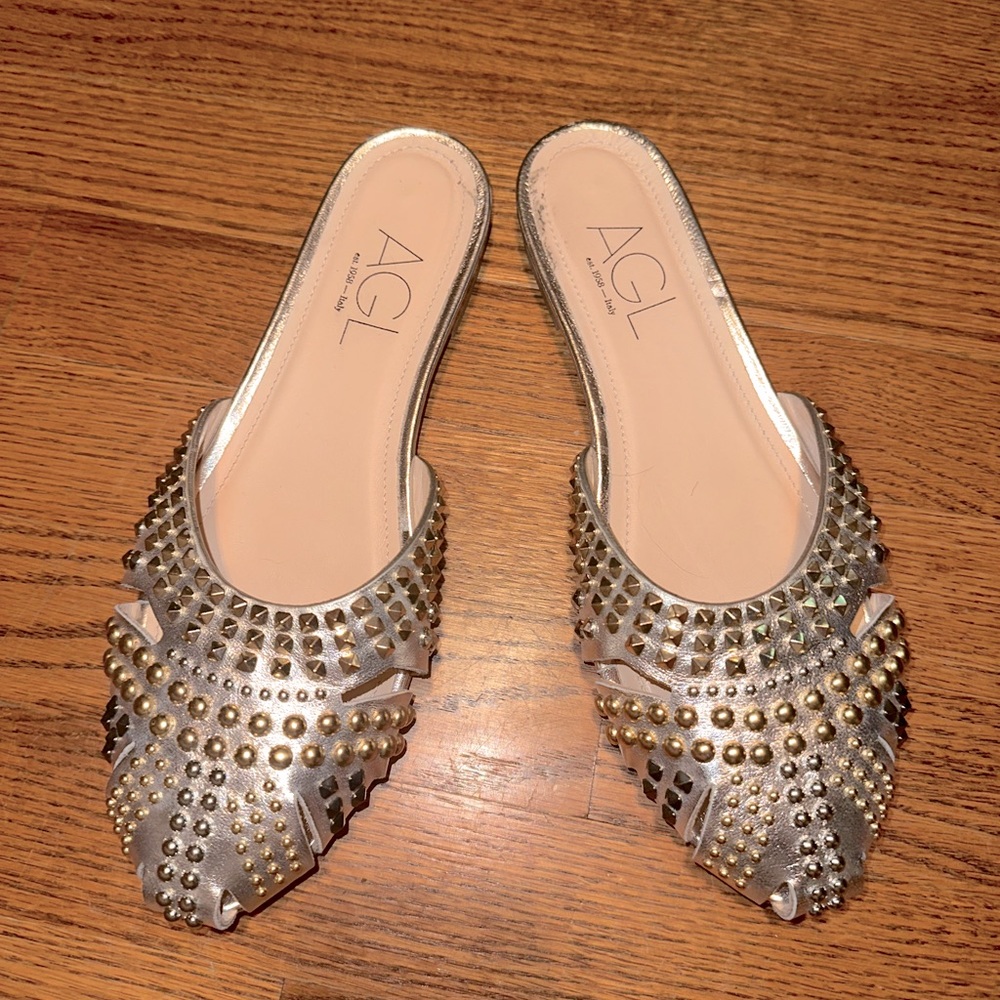 AGL Milly leather mules